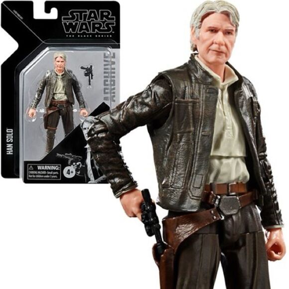 STAR WARS The Black Series Archive Han Solo Toy 6” Collectible Action Figure - Picture 1 of 4